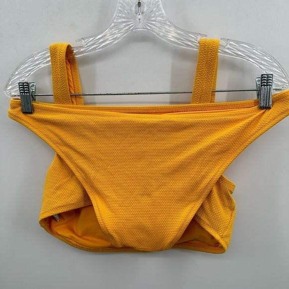 AERIE yellow two-piece woman's swimsuit.  LARGE - Picture 5 of 10